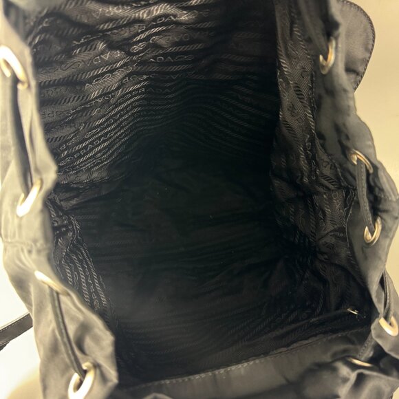 Prada Tessuto Black Nylon Backpack Bag - Picture 10 of 14